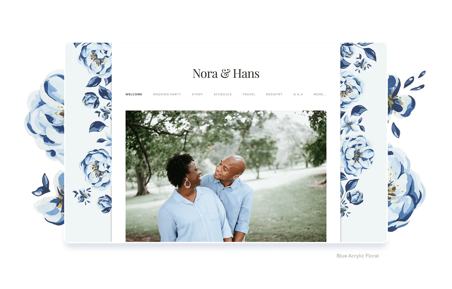 Wedding Website Hero Image