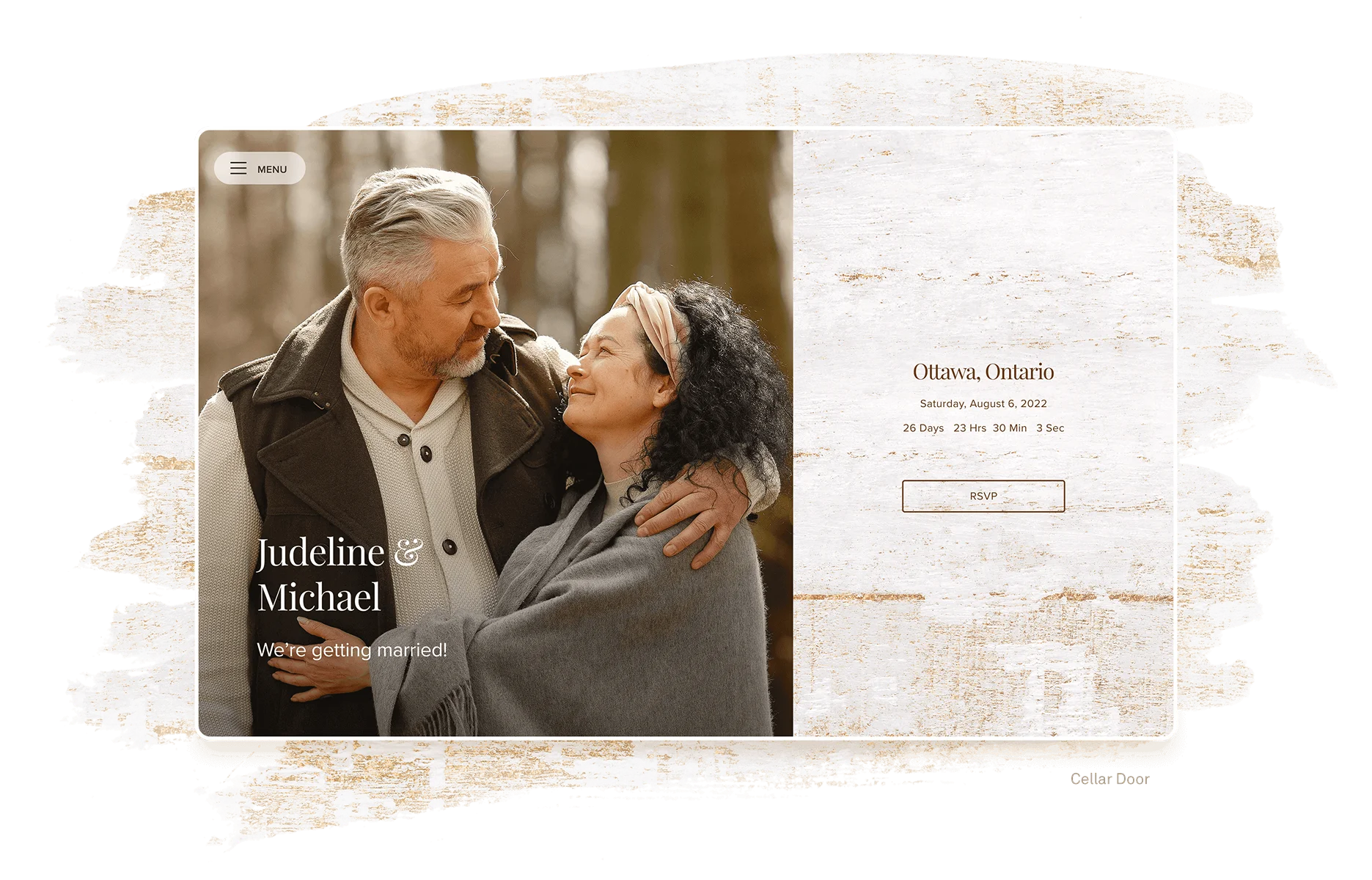 Wedding Website Hero Image